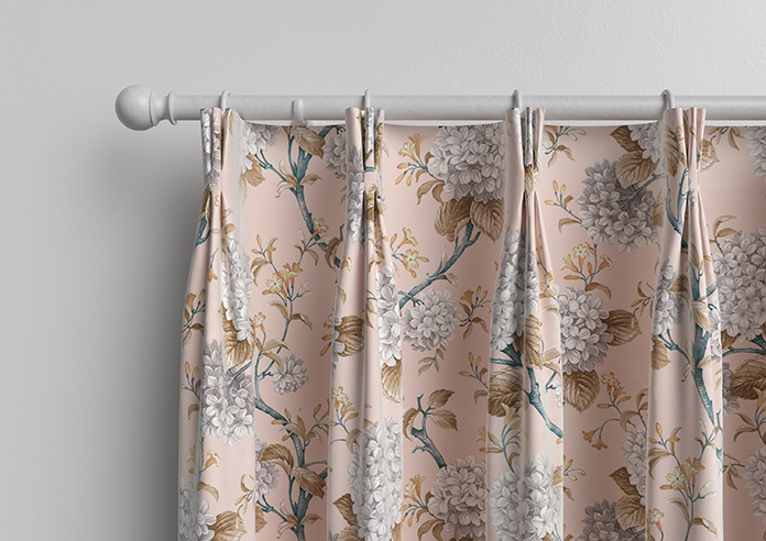 Bouquet Velvet, Soft Apricot - Made to Measure Curtain - Image 11
